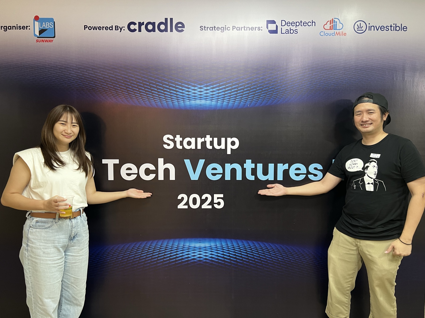 Startup Deep Tech Ventures Lab 2025 partner backdrop